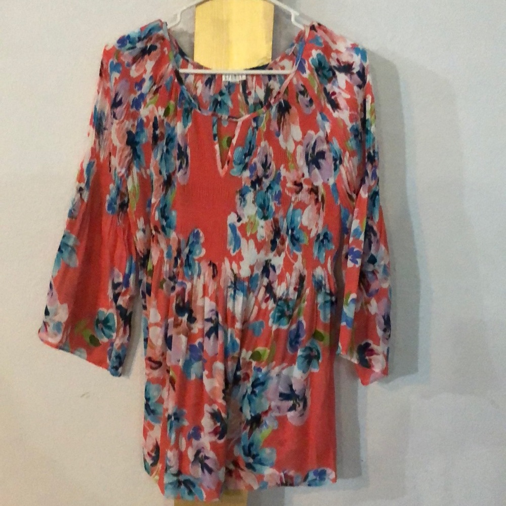 Flattering SPENSE gathered blouse XL